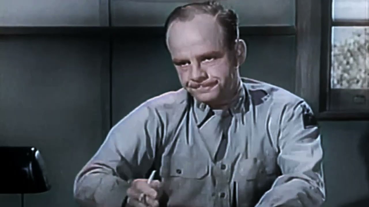 1950s Comedy Film 🎞️ At War with the Army &bull; 4K Colorized