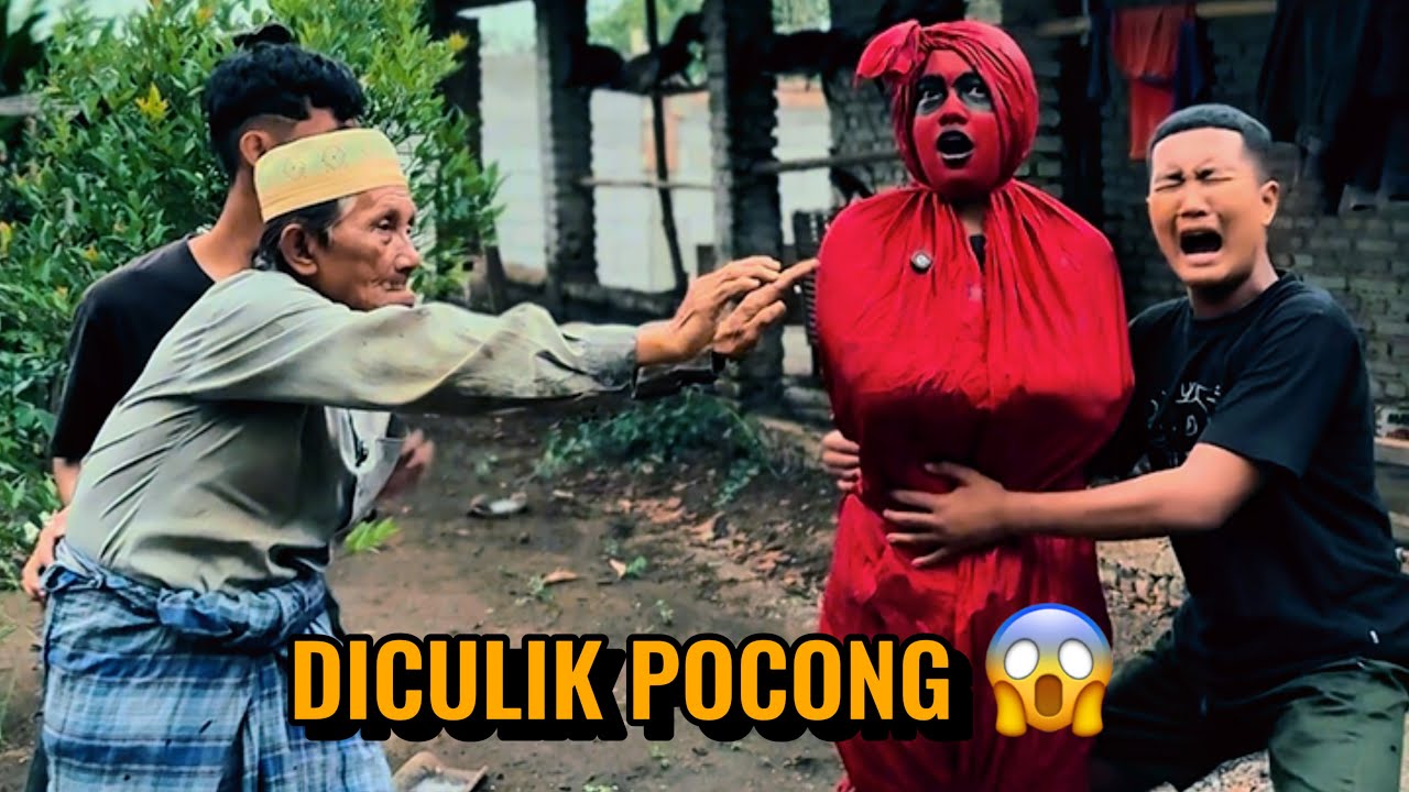 DICULIK POCONG MERAH 😱😭 - KOMEDI HOROR & LUCU 