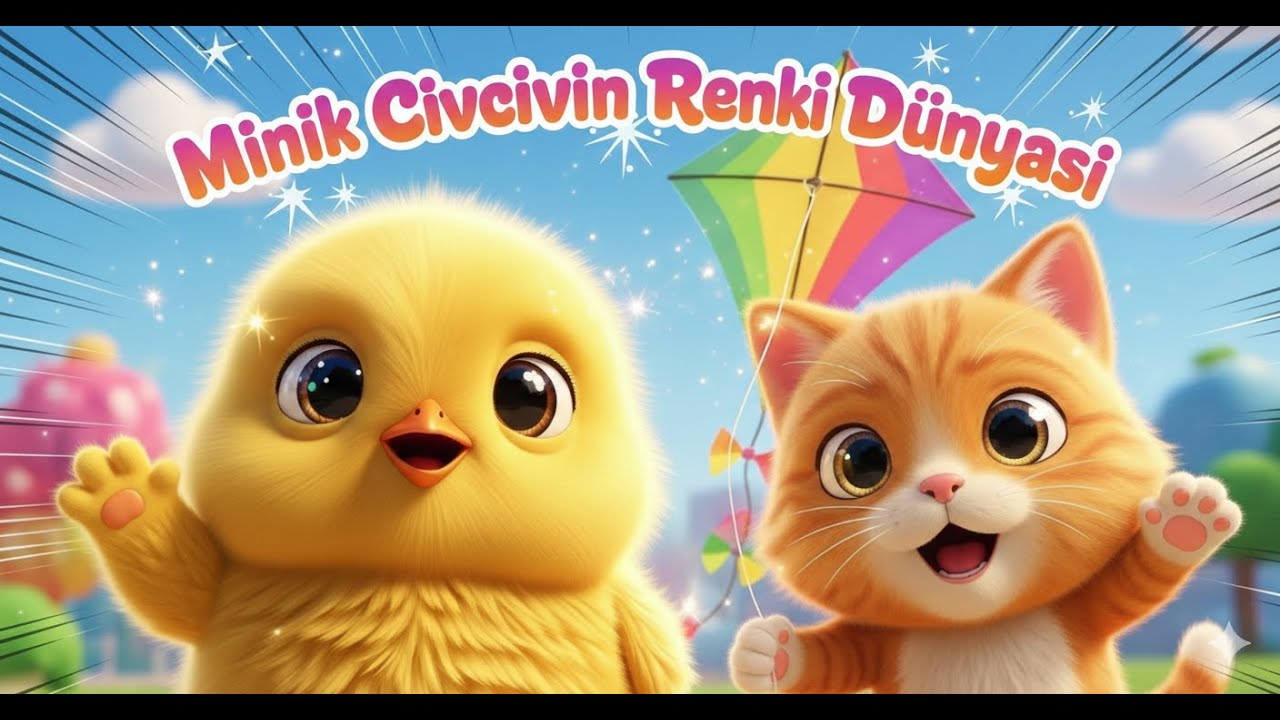 Minik Civcivin Renkli Dünyası 🌈🐥  Tuana ve Ömer'in Maceraları.