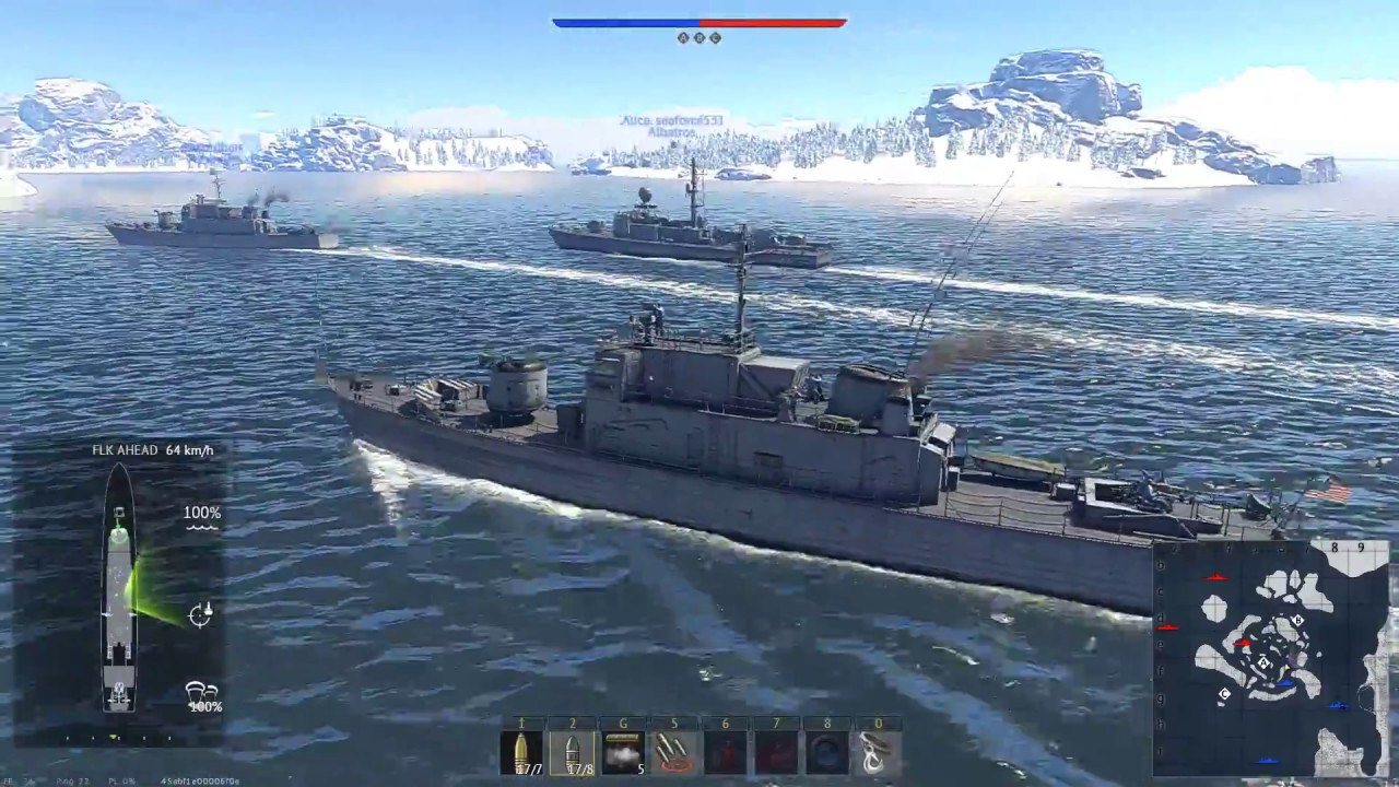 War Thunder Naval Ships : Asheville-class gunboat