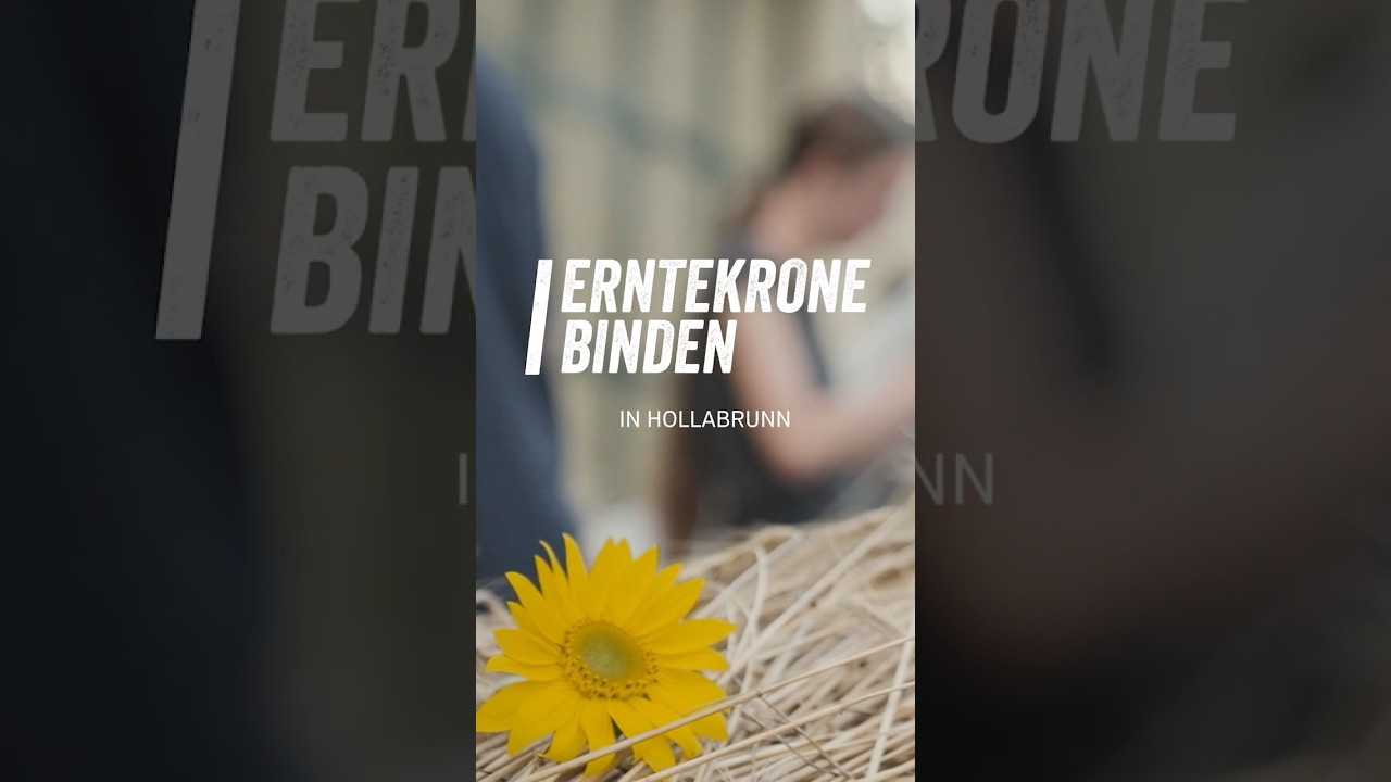 Erntekrone flechten 🙏💚🌾