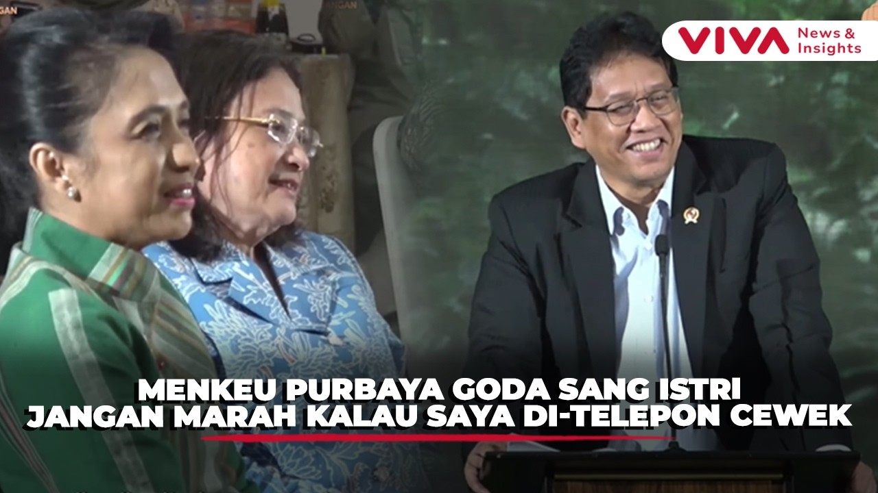 Di Depan Istri, Menteri Keuangan Lempar Gurauan Tak Terduga