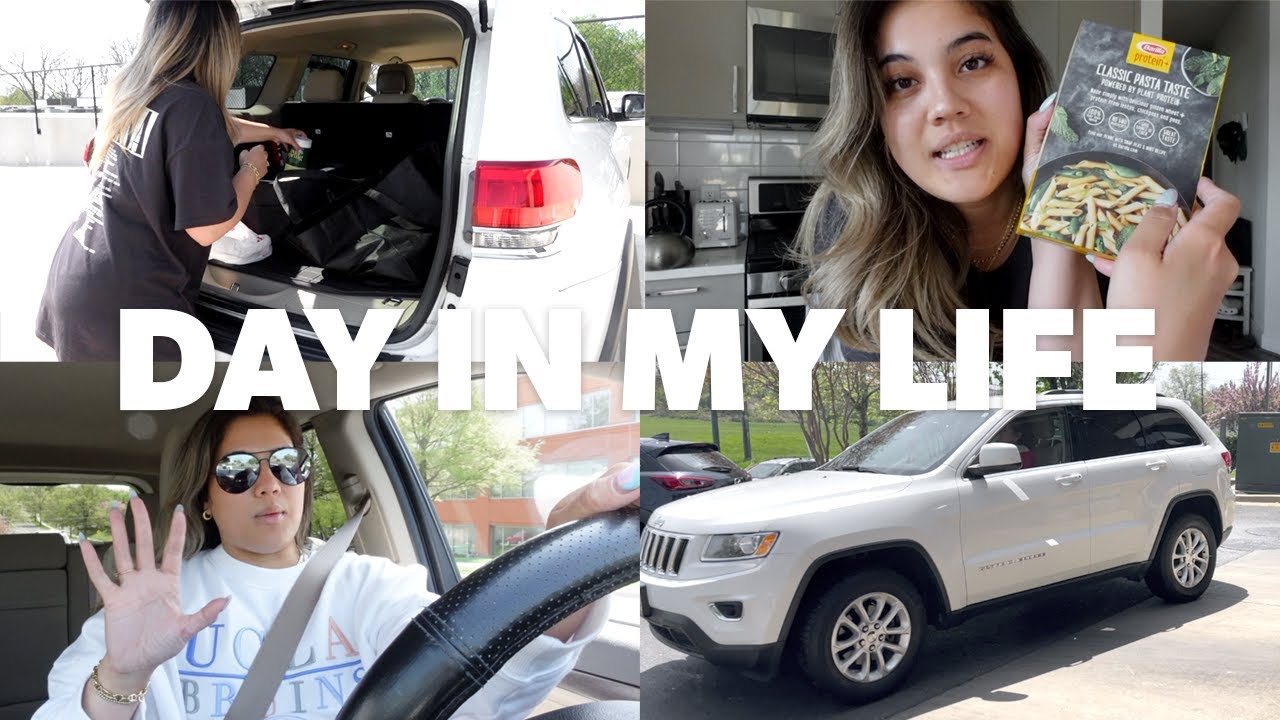 organizing, restocking & cleaning my car, h&m spring haul, healthy pasta recipe