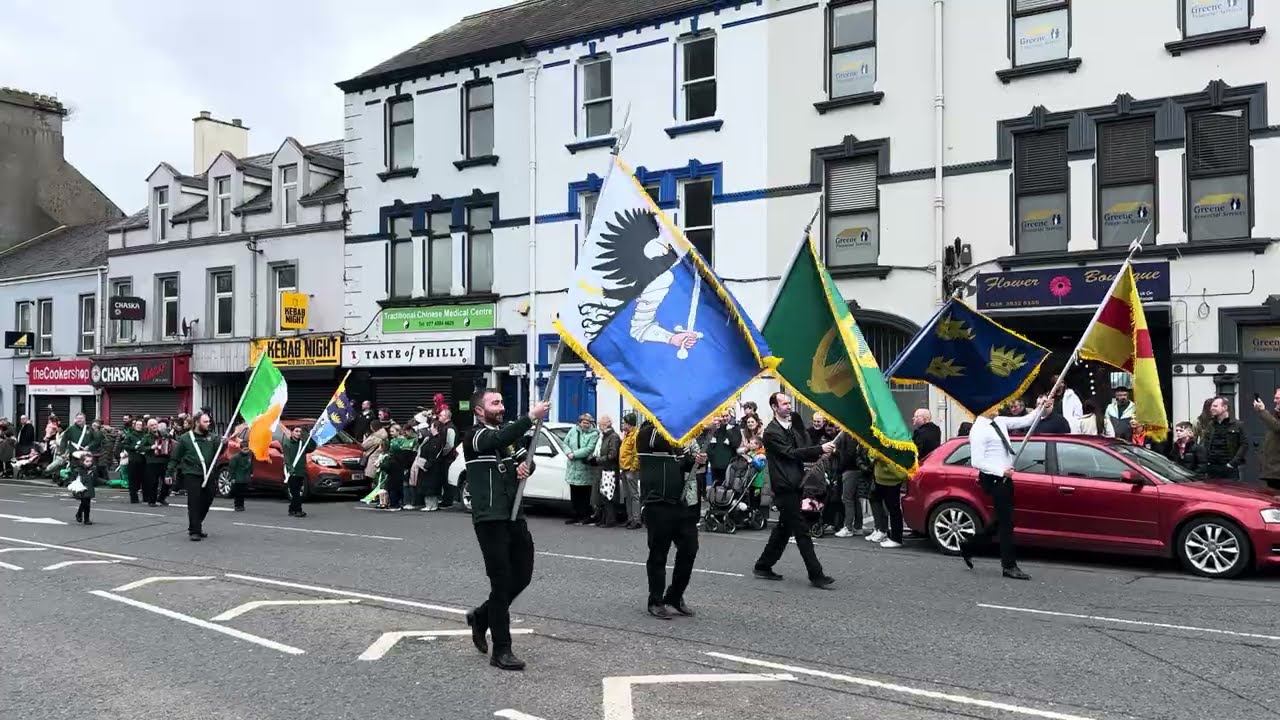 St. Patrick’s Day Parade in Lurgan Town in Northern Ireland☘️4K (60fps)