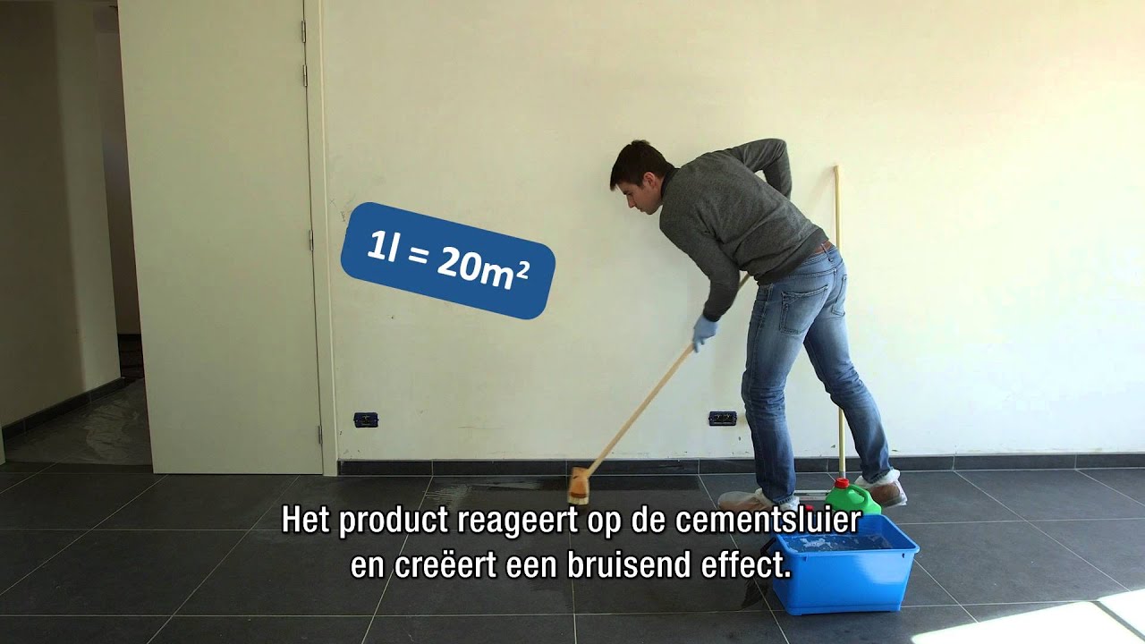 Berdy - P803 -  Cementsluier verwijderen van keramische tegels/vloeren