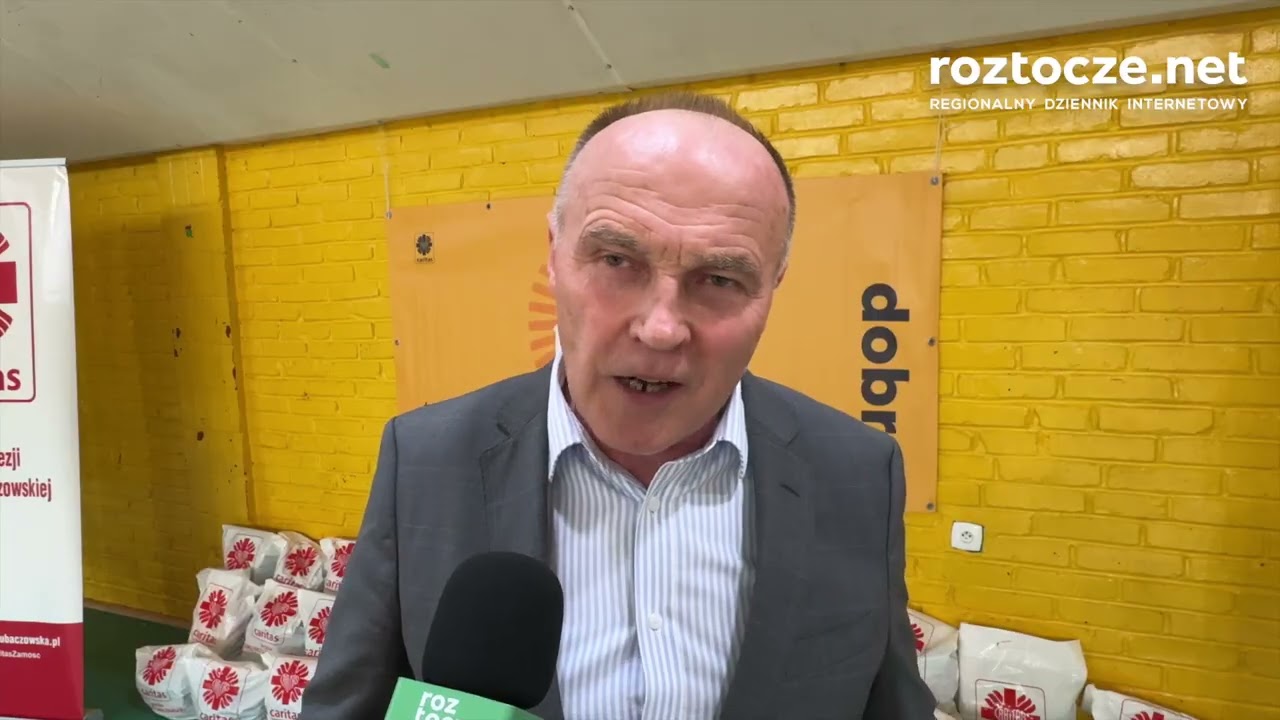 Dzień Dobra Caritas w Zamościu. Zenon Orechwo, dyrektor OSiR w Zamościu