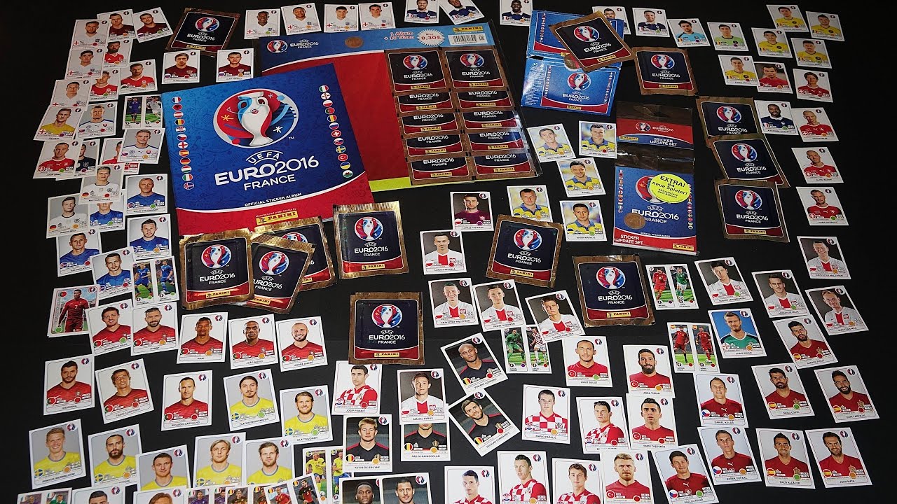 Panini Big Sticker Unboxing over 300 new stickers in new PANINI Stickeralbum 2016