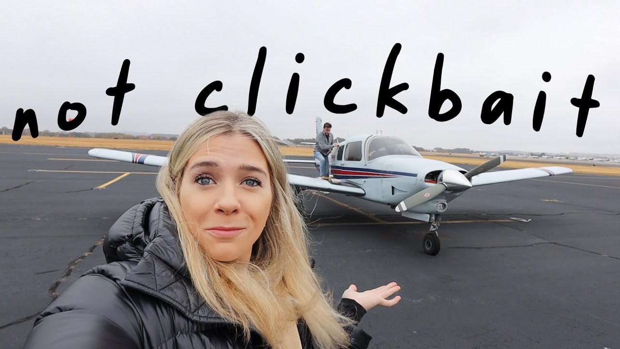 I can’t believe he bought an airplane!