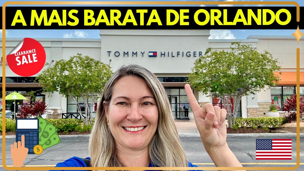 TOMMY HILFIGER PONTA de ESTOQUE em ORLANDO: A LOJA mais BARATA da MARCA nos EUA! 😱🔥