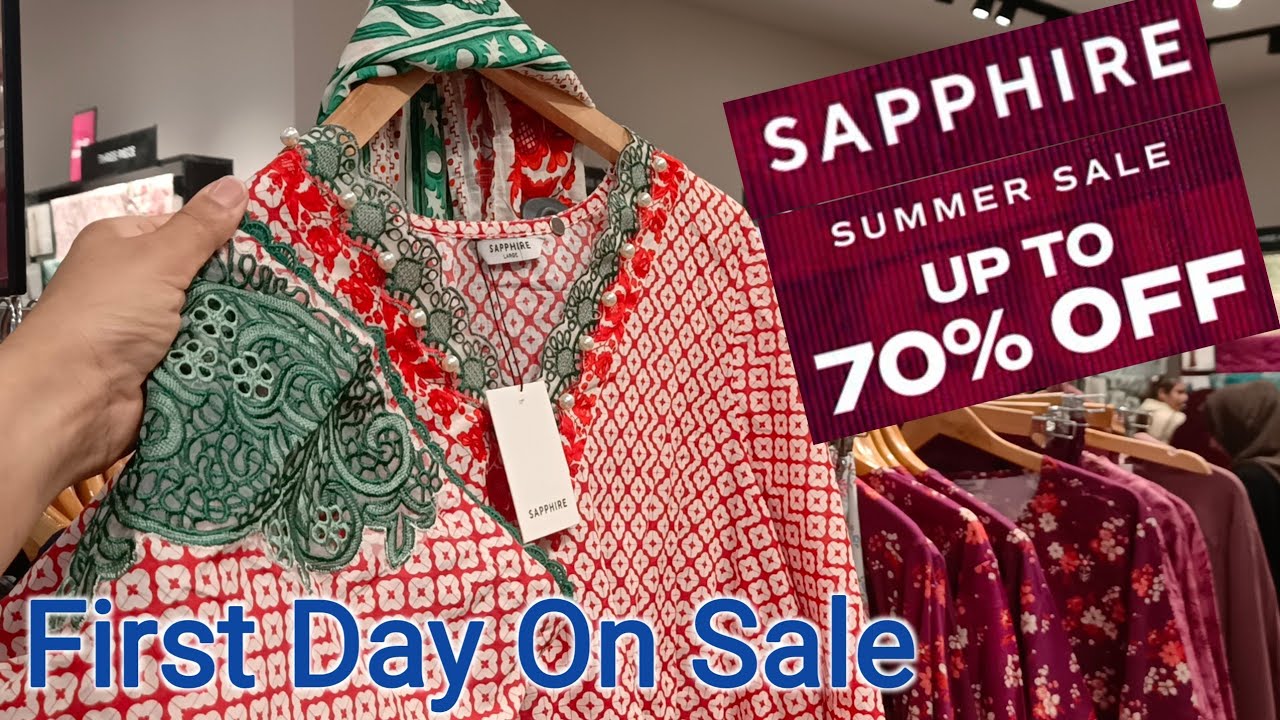 Sapphire Sale|| 70%OFF || Sapphire Biggest Mid Summer Sale 2026❣️Sapphire Summer sale Today 😍