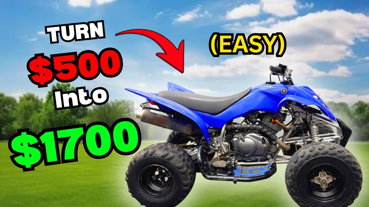 How I Made OVER 1k PROFIT FLIPPING an ATV! (EASY)