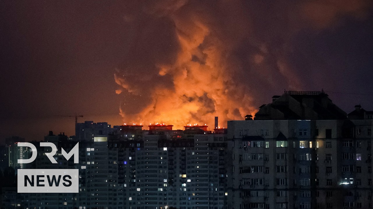 FULL VIDEO: Russia Pounds Kyiv With Ballistic Missiles as Deadly Overnight Strikes Rock Ukraine|AH1B