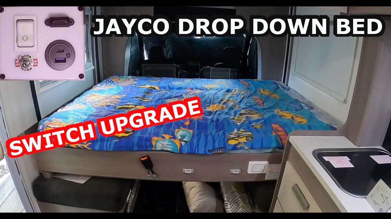 Jayco Conquest Drop Down Bed Switch Upgrade #jaycomotorhomes