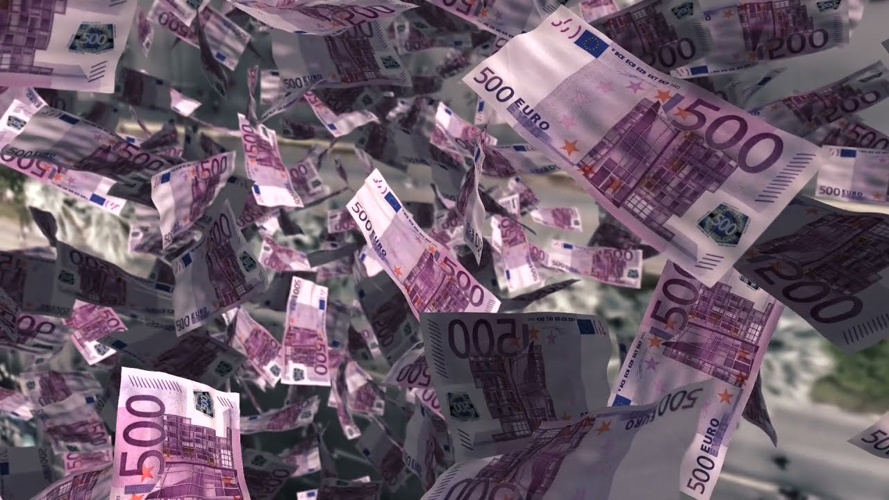 #Euro #Currency Inflation Motion Background | Money Loop Video Footage Free | #cash, #crypto