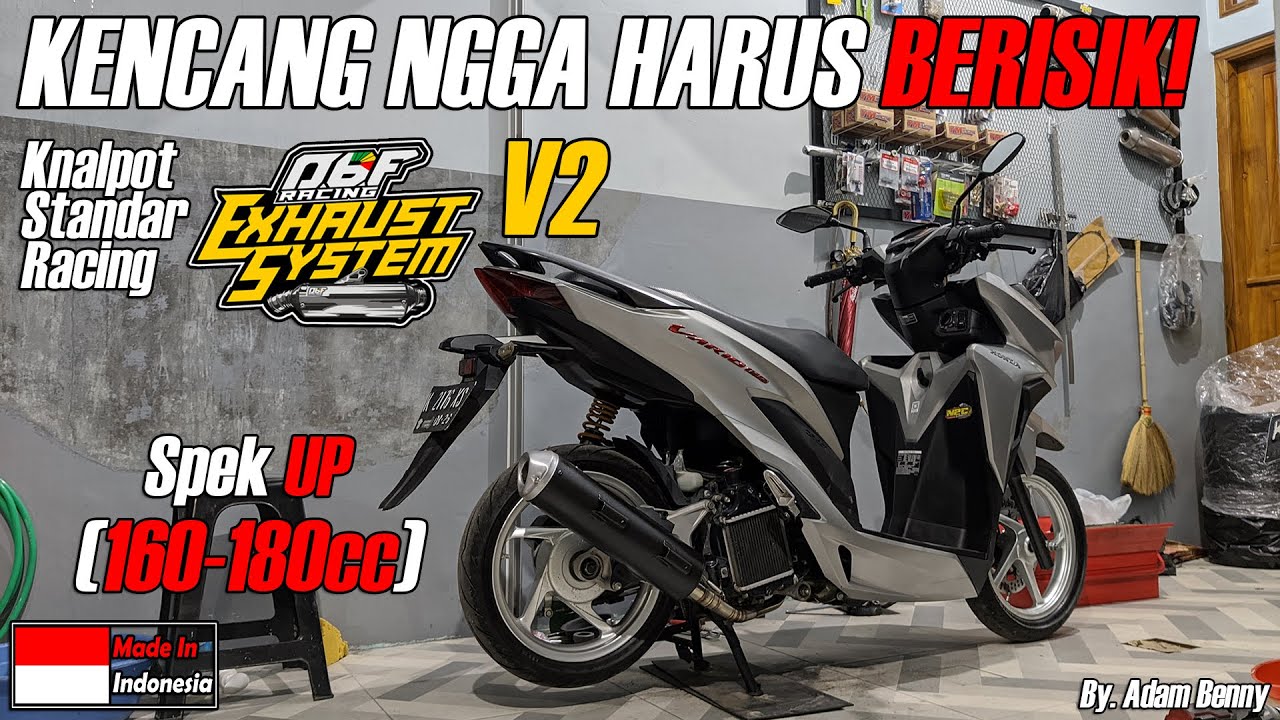 [REVIEW PURE SOUND] Knalpot Standar Racing V2 di All New Vario 150 Spek UP - By. ABF Racing