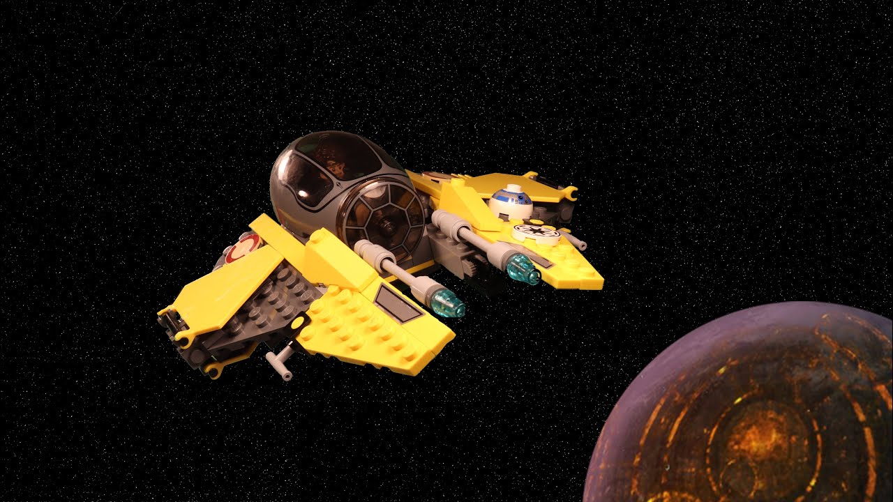 Lego Star Wars- Battle Over Coruscant(Anakin and Obi-wan VS Dooku)