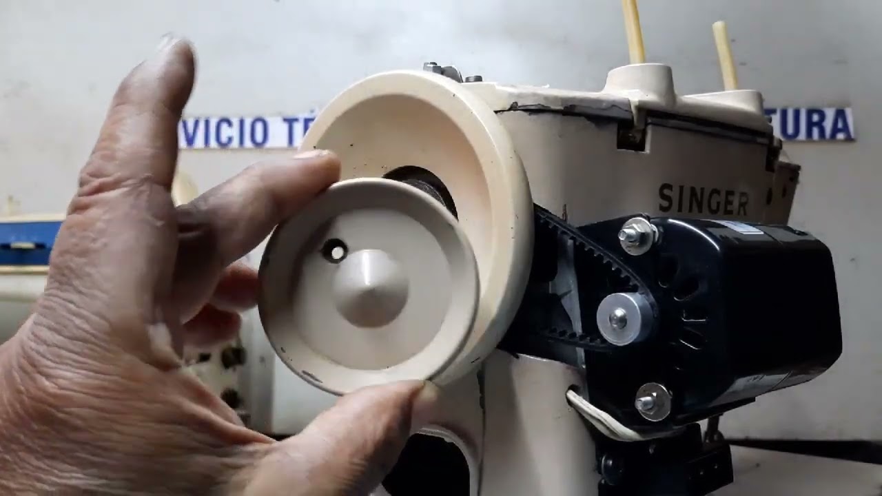 401G Cambio d Motor y Restauración Máquina de Coser Singer Horizontal Frontal modelo 401G