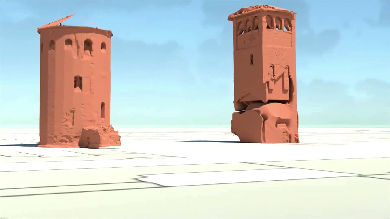 Ricostruzione 3d del Circo Romano di Milano