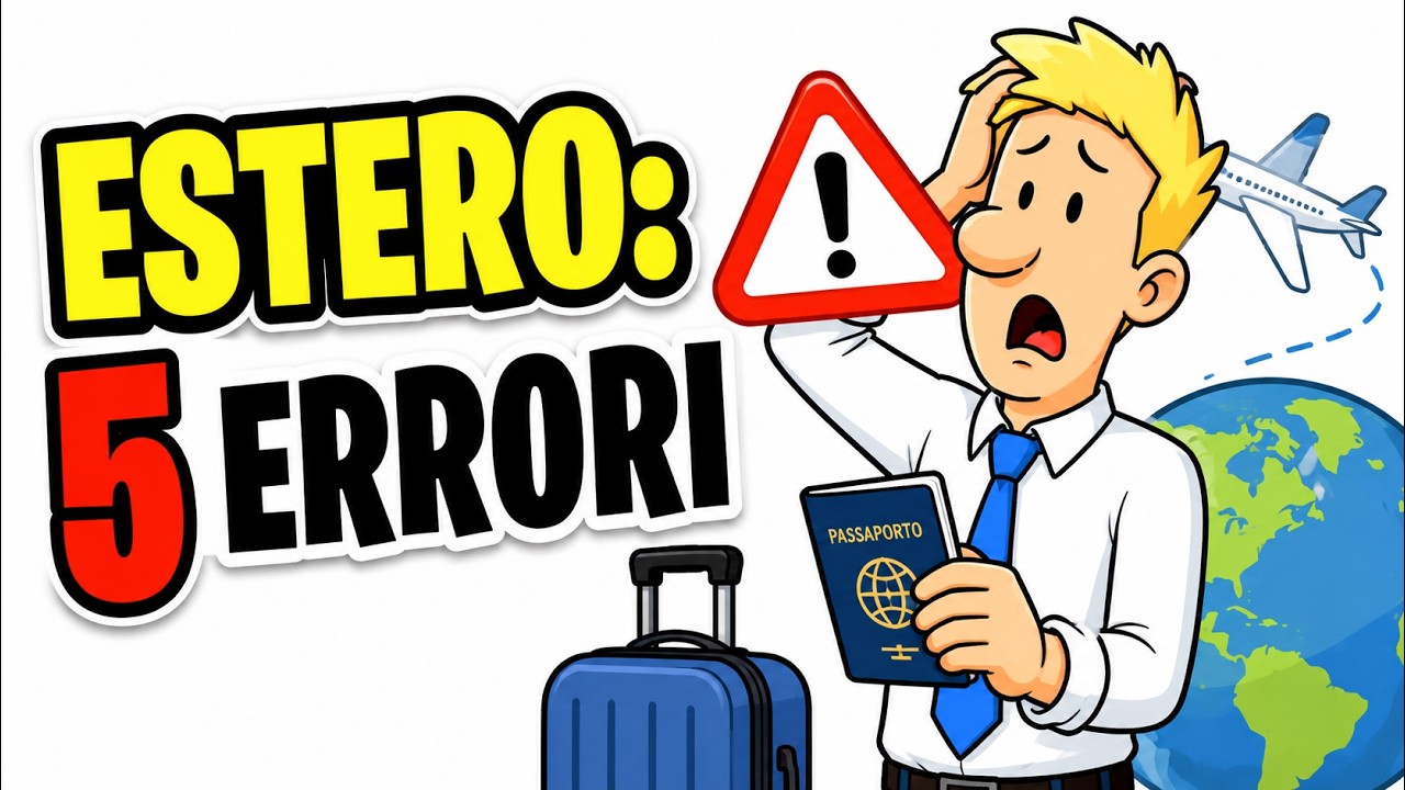 Andare a Vivere all'Estero: i 5 ERRORI PEGGIORI
