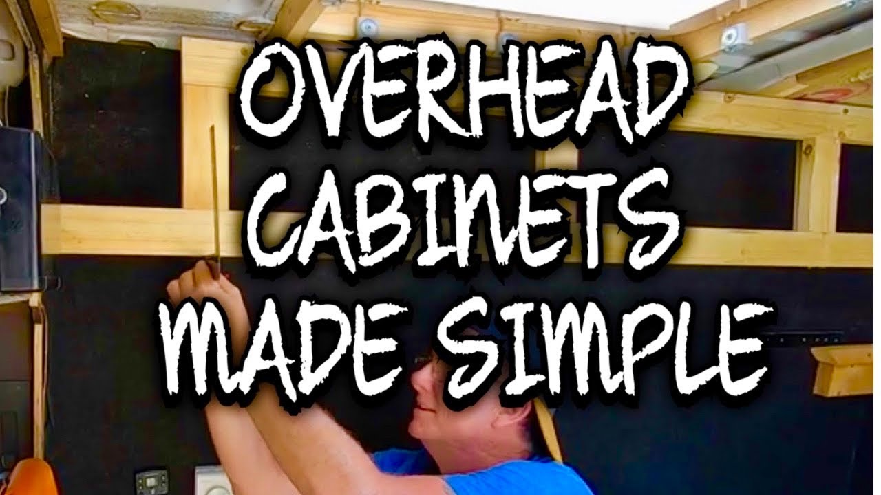 HOW TO build overhead cupboards in a Camper Van