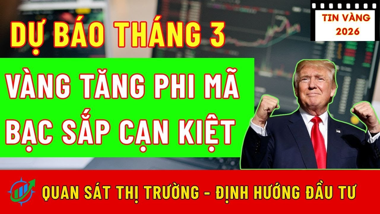 Vàng Tăng Phi Mã Vì Nợ Công - Bạc Sắp Cạn Kiệt Tháng 3?|Hướng Đầu Tư