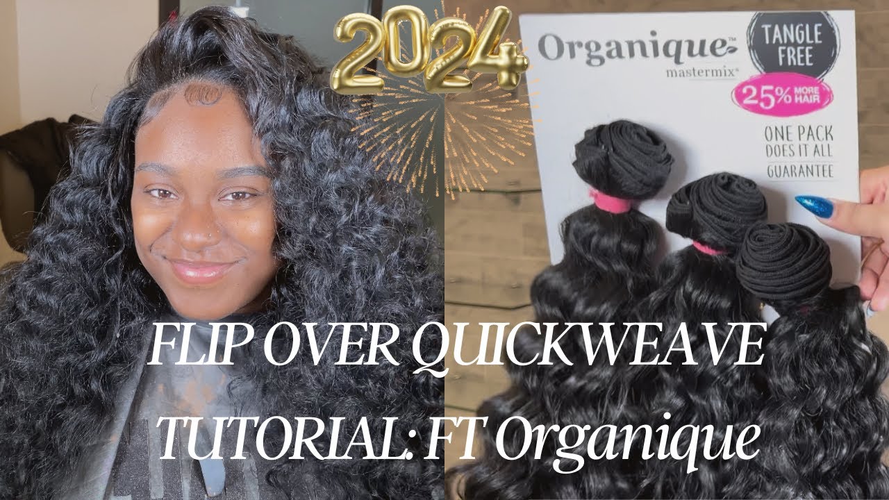 Метод переворачивания без клея Quickweave 🔥 | Совместно с Organique Beauty Supply Hair