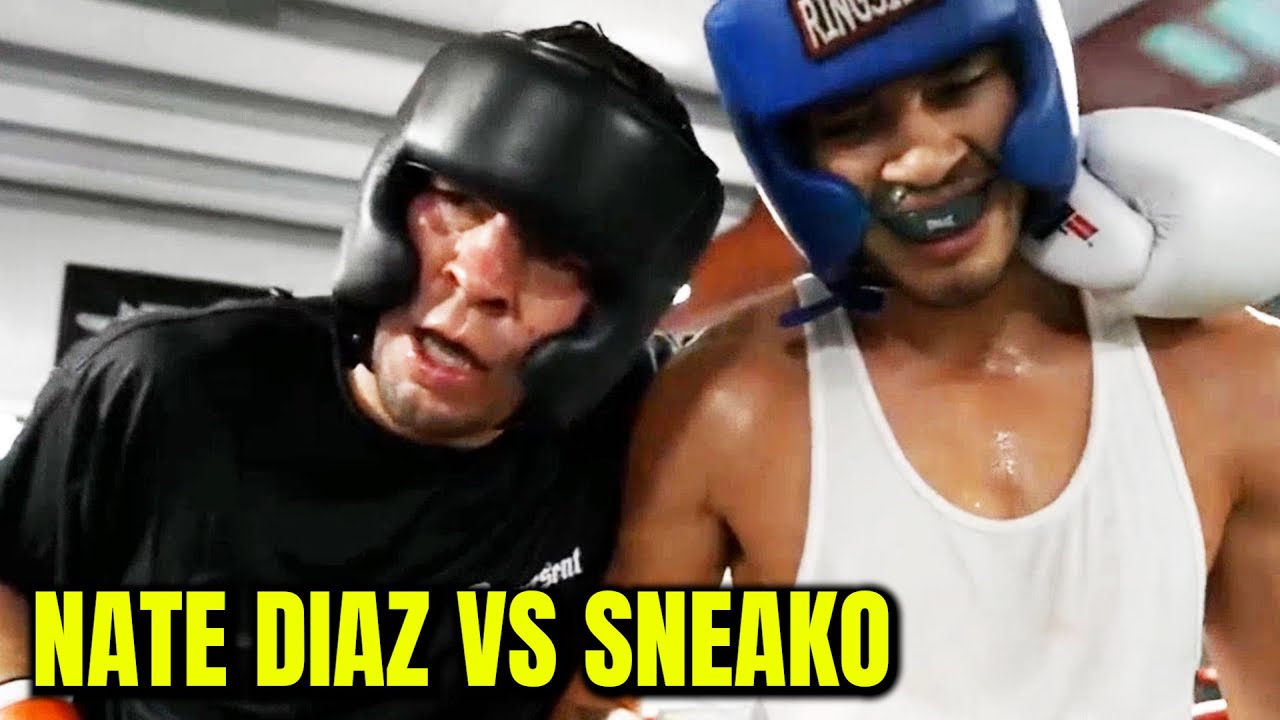 Sneako vs Nate Diaz. SPARRING FOOTAGE. Diaz Discusses Sean Strickland