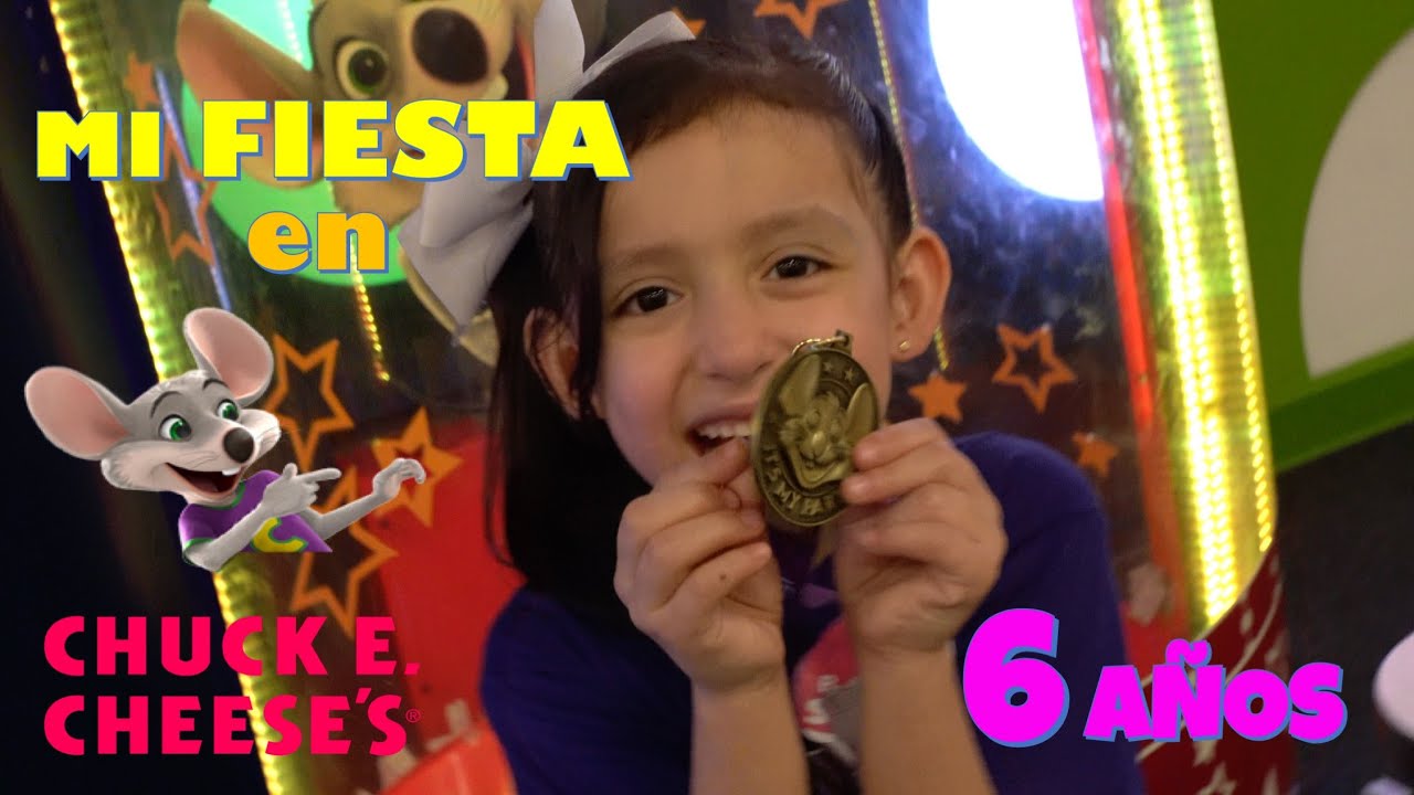 FIESTA MARCELA 6 AÑOS EN CHUCK E  CHEESE