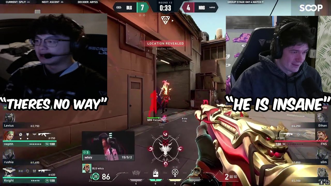 Shanks & Sliggy React To BLG whzy Insane 4k Against NRG