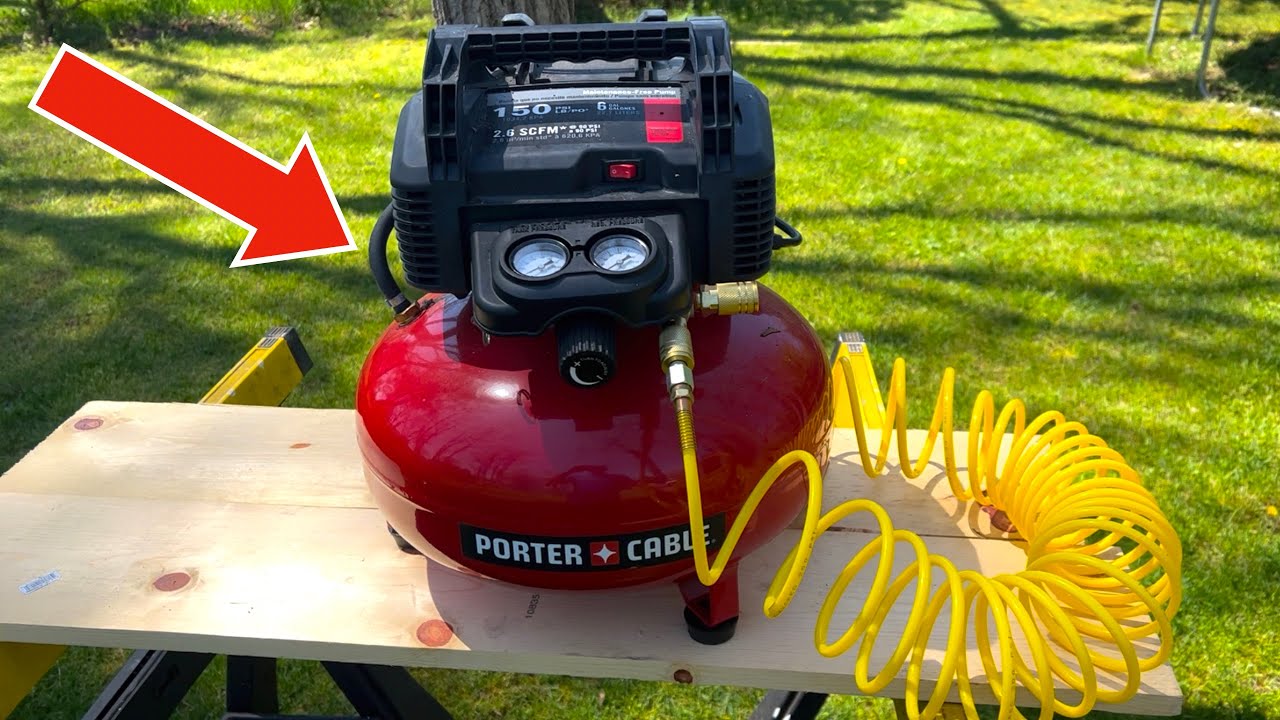 Воздушный компрессор PORTER CABLE Pancake — посмотрите перед покупкой