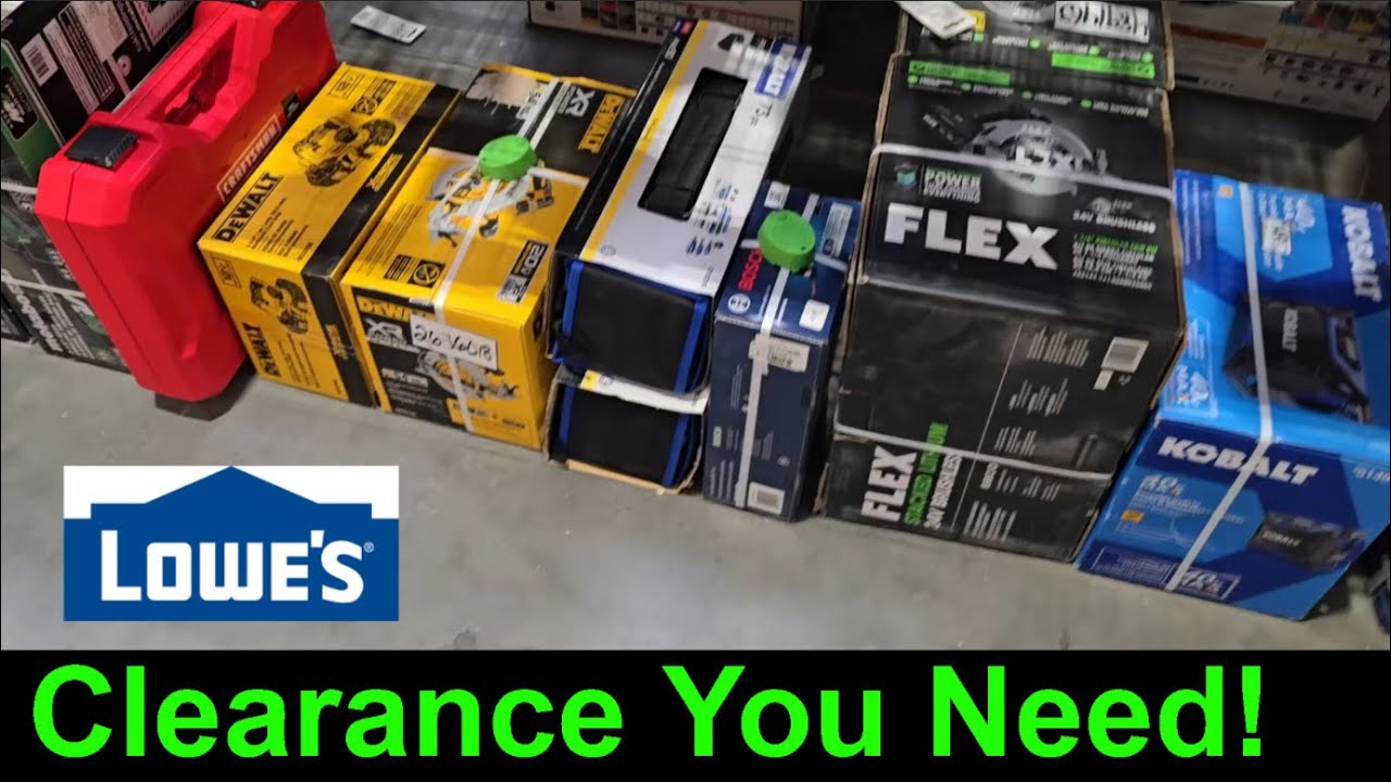 HUGE Clearance Deals @ Lowes