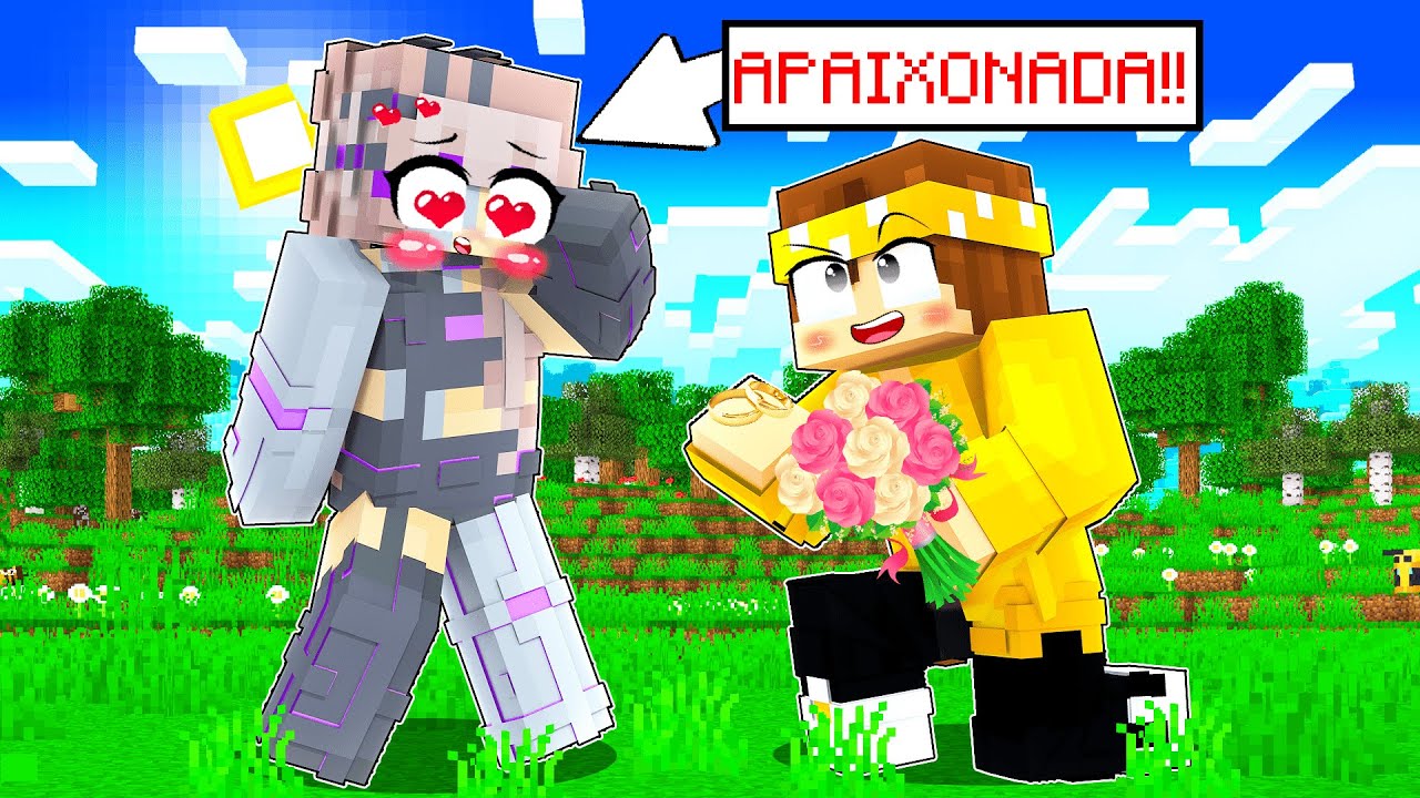 GAROTA ROBO SE APAIXONOU POR MIM NO MINECRAFT!! ‹ Alex ›