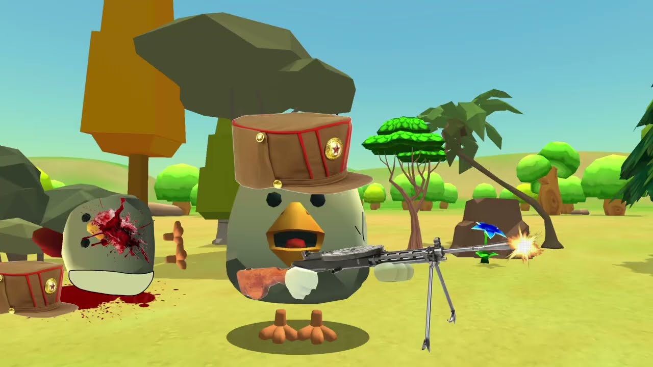 The Korean War But In Chicken Gun [Copy Sound From 單戈動畫War-Animation] (Remake)