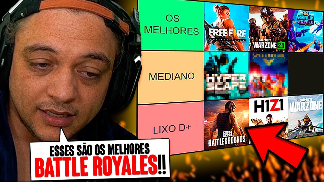 Ranqueando TODOS os BATTLE ROYALES do PIOR ao MELHOR!!!