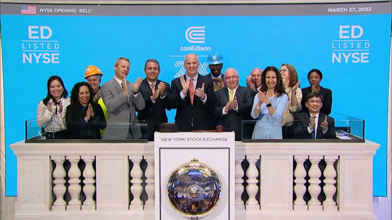 Con Edison Rings NYSE Opening Bell to Celebrate Bicentennial