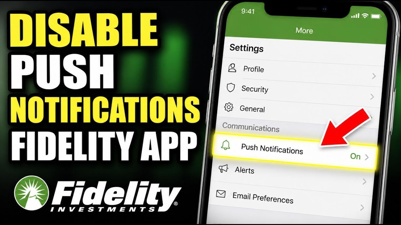 How to disable push notifications in Fidelity app - Beginner Guide