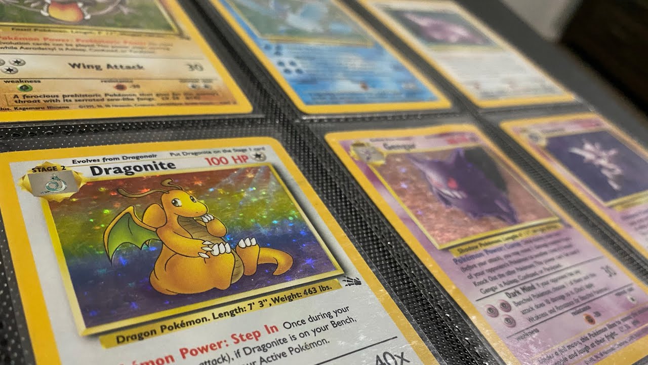 FINALLY COMPLETE!!! Fossil Pokémon Card Set Showcase