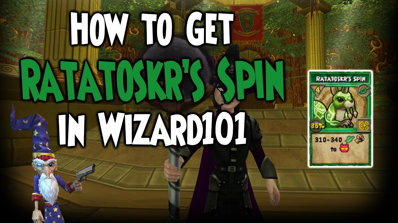 Как получить вращение Рататоска в Wizard101