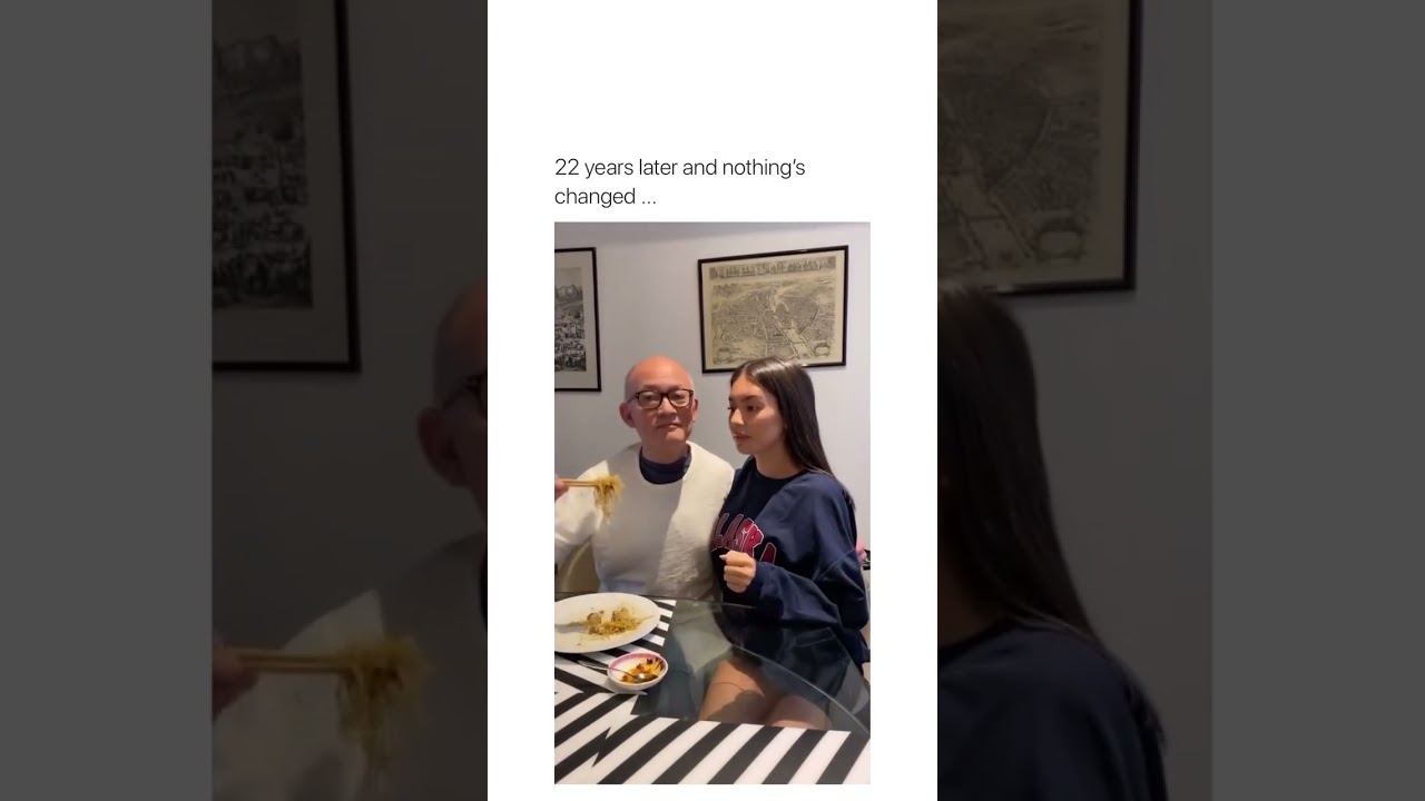 This is your sign to recreate your childhood photos with your parents! 😍🥺 #childhood #daughterlove