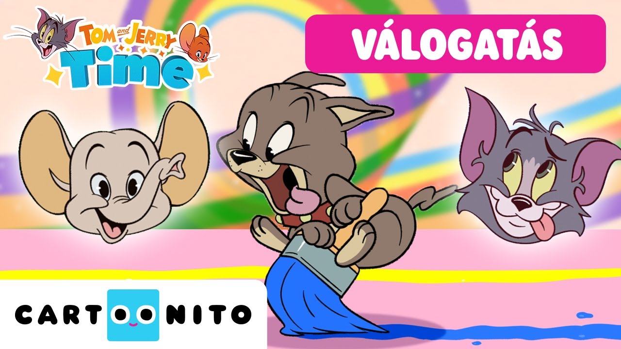 Tanuljunk a színekről! 🎨🎶| Válogatás | Tanulás Tommal és Jerryvel | Tom & Jerry Time | Cartoonito