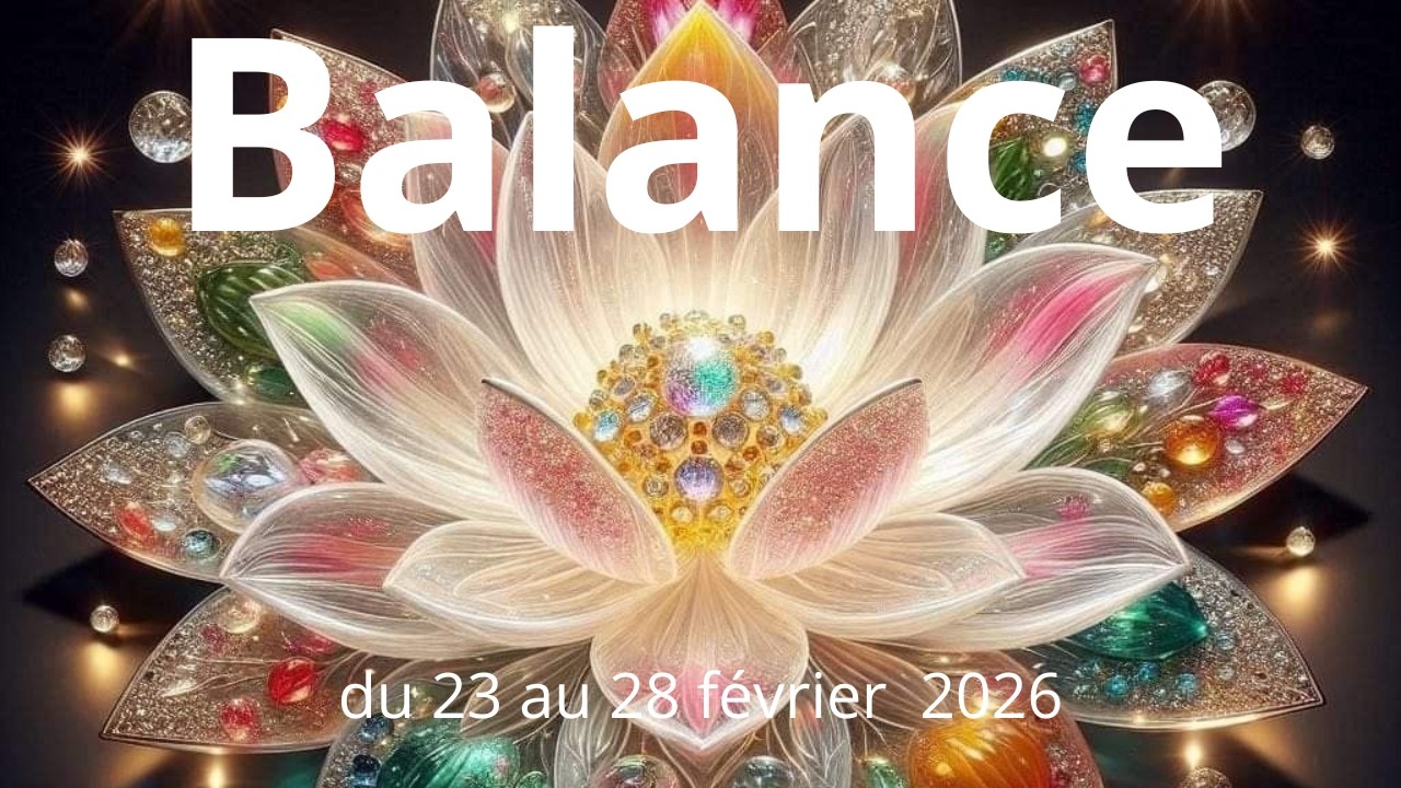 ♎️ BALANCE ♎️ SEMAINE DU 23 AU 28 FÉVRIER ❤️ LE CHANGEMENT EST BÉNÉFIQUE.🍀❤️