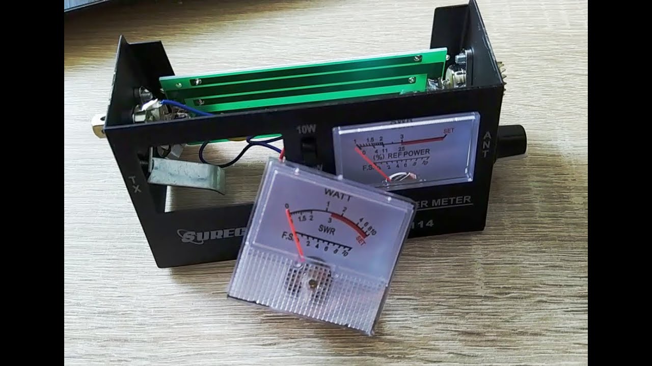 Ремонт Surecom SW114 / SWR and Power Meter