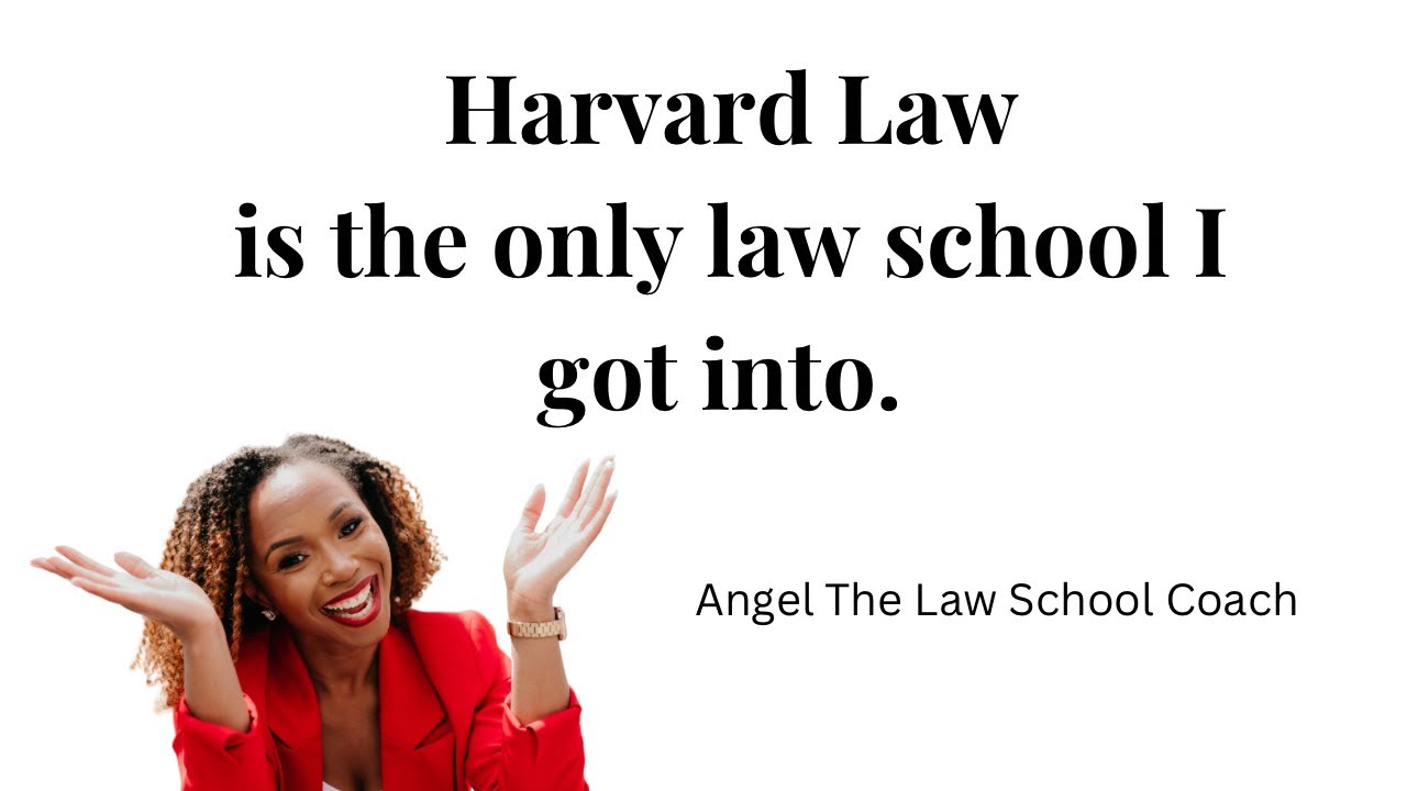 I only got into Harvard Law School 😲