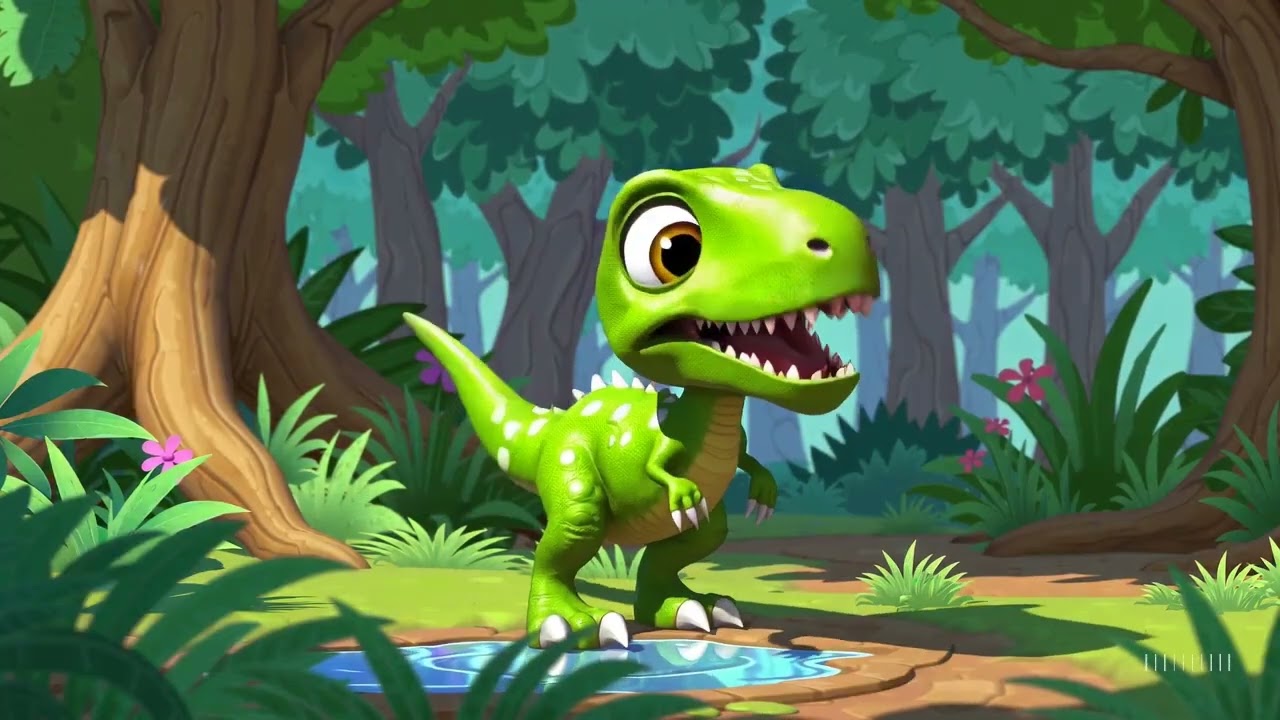 Dino Stomp Party! 🦖 | Fun Dance Song for Kids