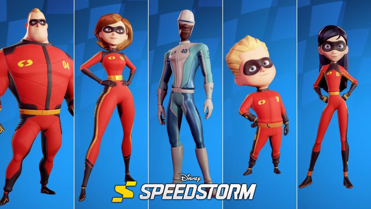Disney Speedstorm (PC) // Full Game 100% Walkthrough (The Incredibles Tournament)