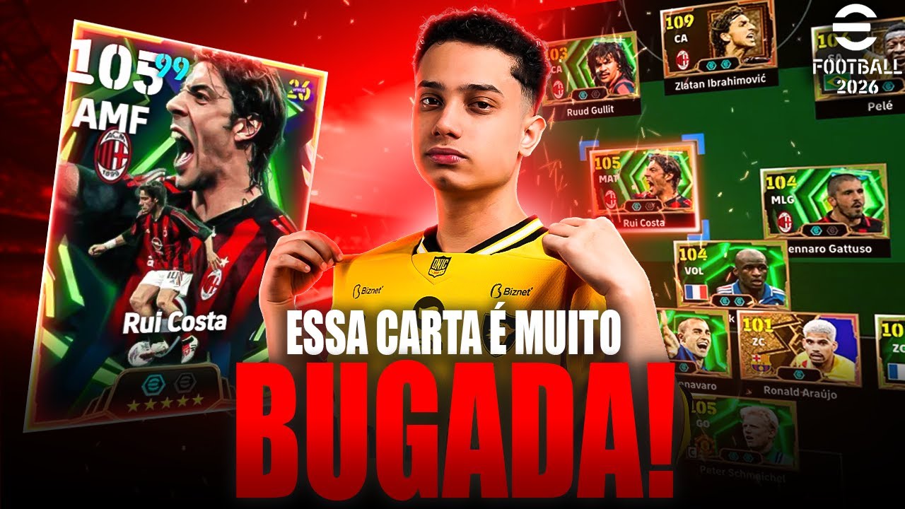 ESSA CARTA DO RUI COSTA É A MAIS BUGADA DA BOX | Efootball 2026