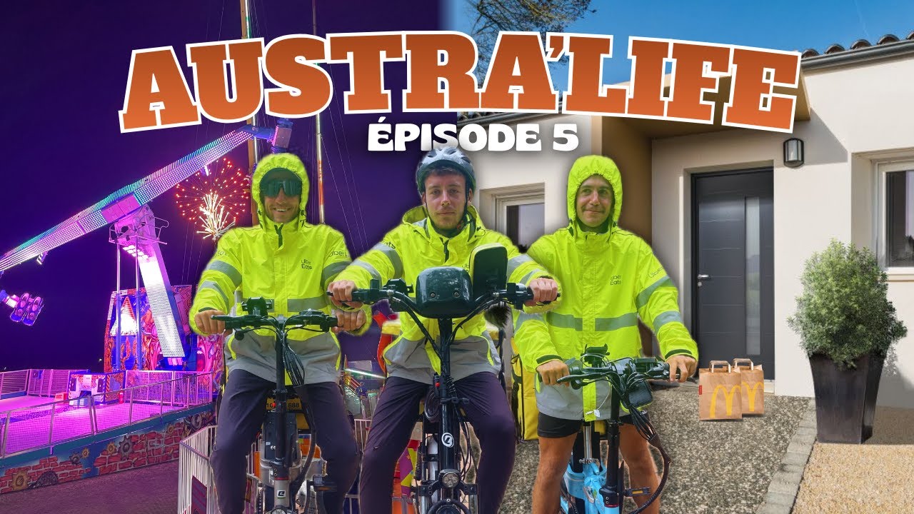 ON FAIT UN DOUBLE SHIFT FORAINS / UBER EATS ! (ON TAFF 12H/JOUR 7J/7 🤯) - (AUSTRA'LIFE EP.5)