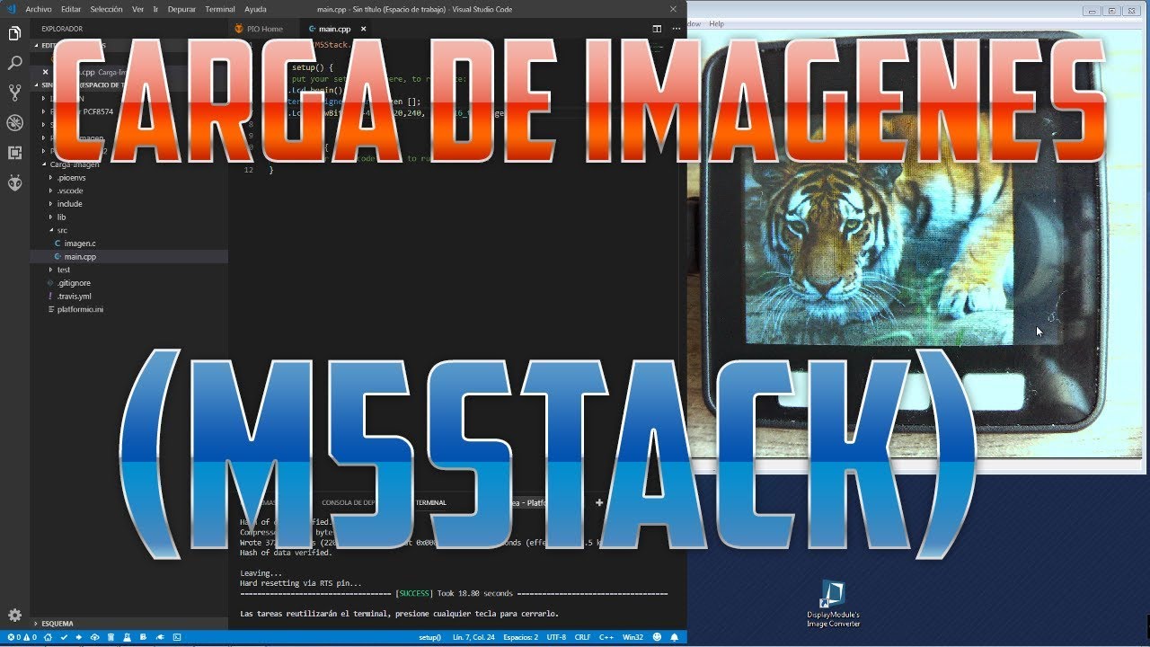 Carga de imagenes en M5Stack