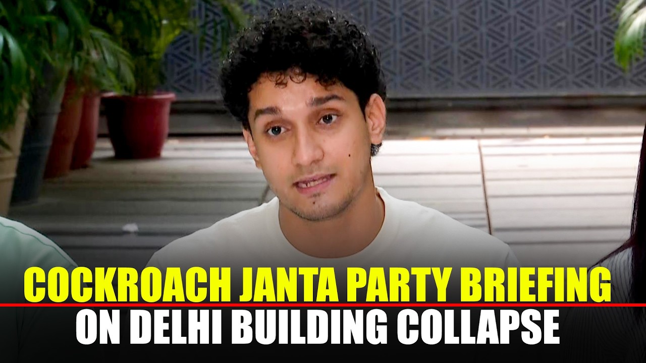 LIVE: CJP&rsquo;s Saurav Das, Ratna Singh briefing on Delhi Building Collapse | MCD | BJP | CM Rekha Gupta