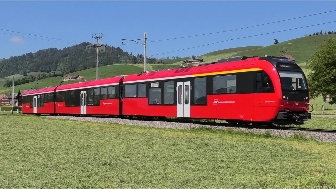 AB | Appenzeller Bahnen | Swiss narrow gauge trains | Automotrices ABe 4/12 1001 - 1005